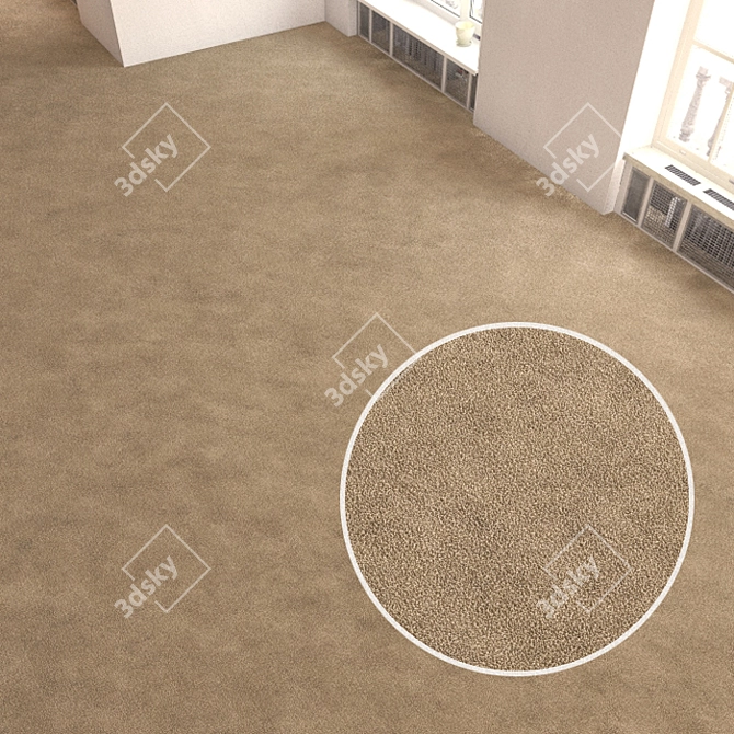 High Resolution Carpet Tiles 3D model image 1