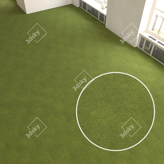 Title: Seamless Carpet Tiles: High-Resolution Textures 3D model image 1