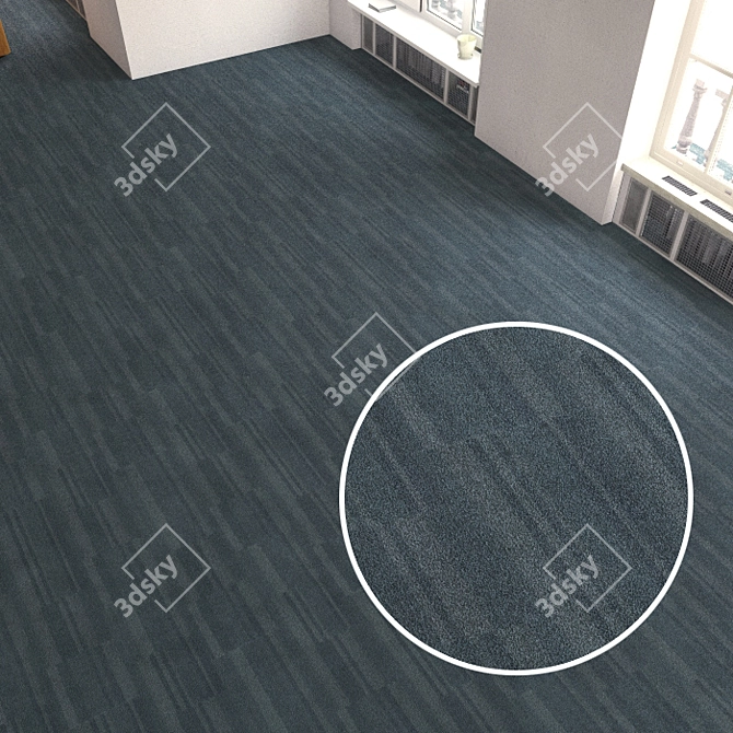 Soft Touch Carpet Tile 3D model image 1