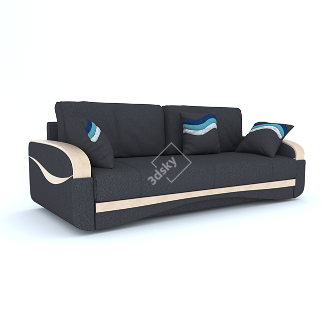 Sea Breeze Sofa Bed 3D model image 1