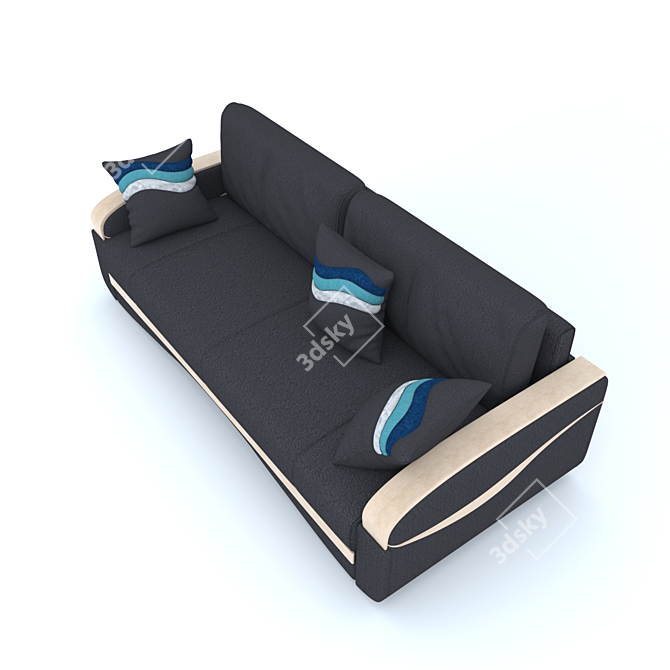 Sea Breeze Sofa Bed 3D model image 2