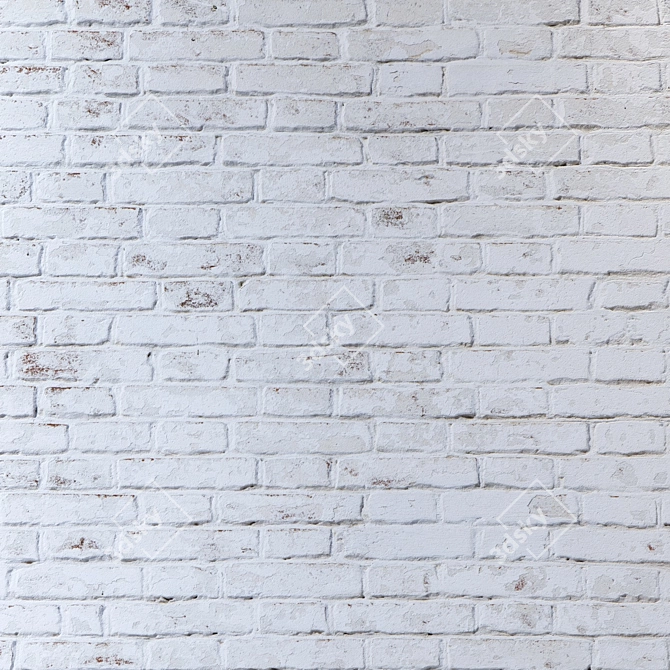 Seamless 4K Brick Texture 3D model image 3