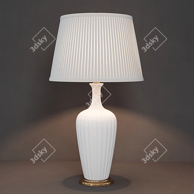 Elegant Brenda Table Lamp - TL094-1 3D model image 1