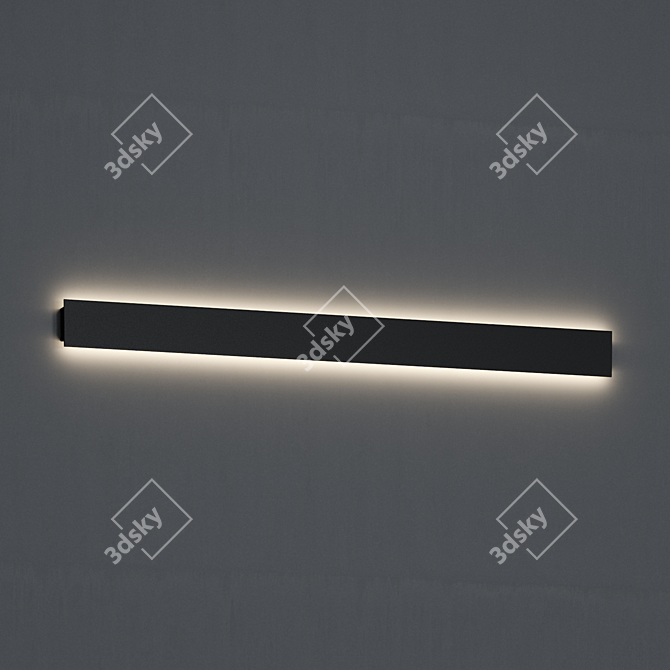 Sleek Wall Lamp: Forstlight Liner 3D model image 1