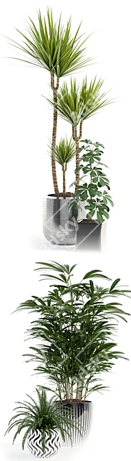 Botanical Bliss: 90 Plant Collection 3D model image 2