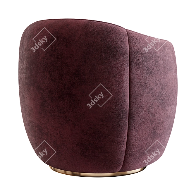 Capitalcollection Audrey M: Elegant Designer Armchair 3D model image 2