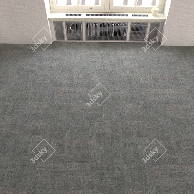 High-Resolution Carpet Tiles 3D model image 2