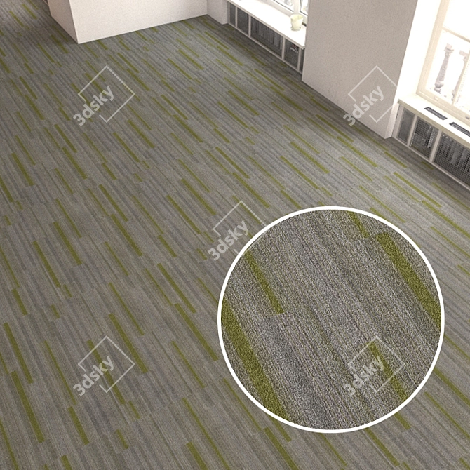 SoftTouch Carpet Tiles 3D model image 1