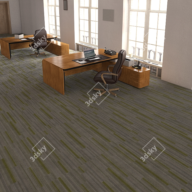 SoftTouch Carpet Tiles 3D model image 3