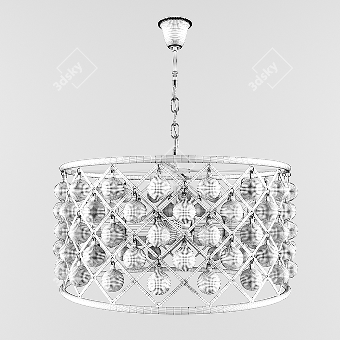 Industrial Loft Chandelier 688 3D model image 2