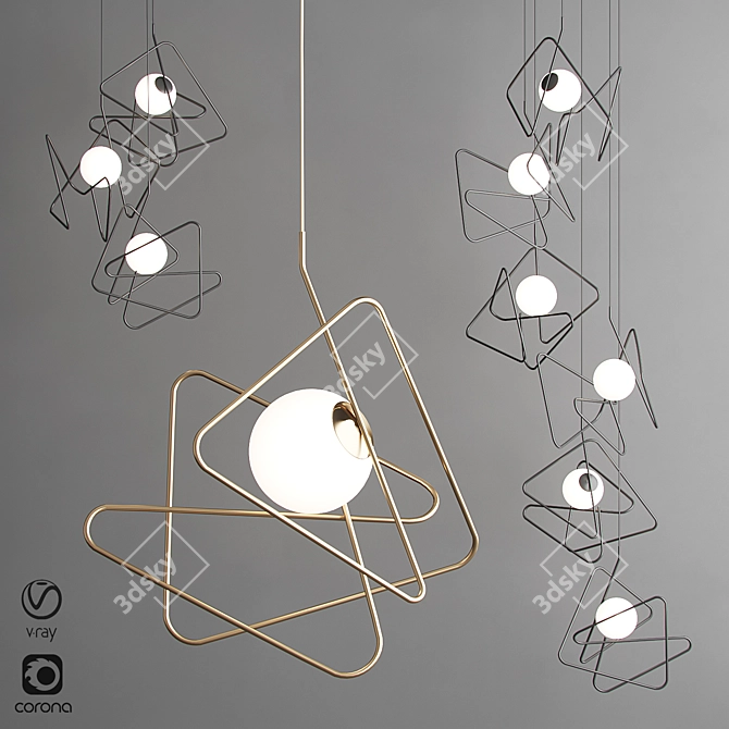 Gibas INCIUCIO Pendant Light 3D model image 1