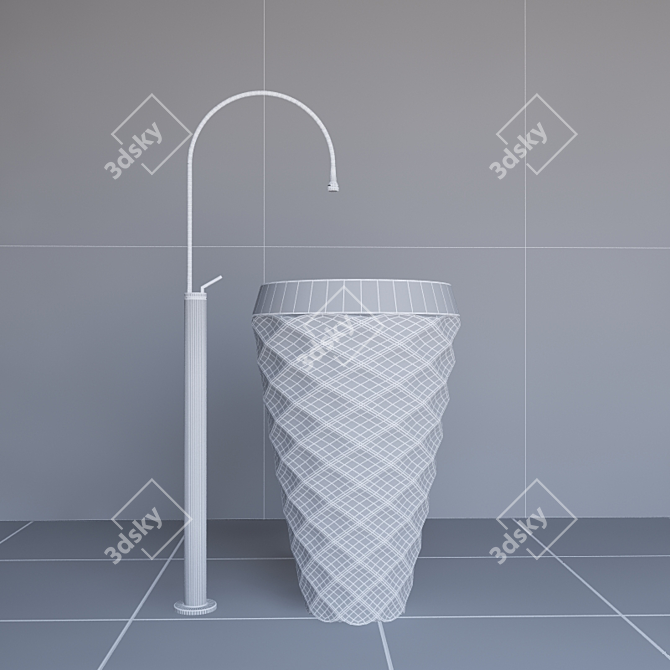 Vegni DIAMOND KAROL: Elegant Design 3D model image 2