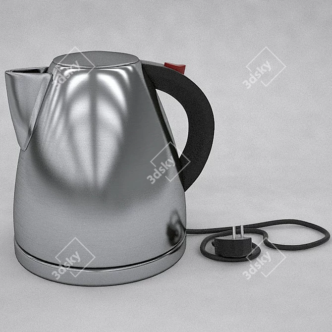 Stainless Steel Electric Kettle 3D model image 1