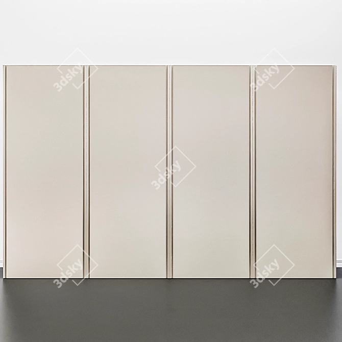 Elegant Alf Wardrobes for Fr 3D model image 2