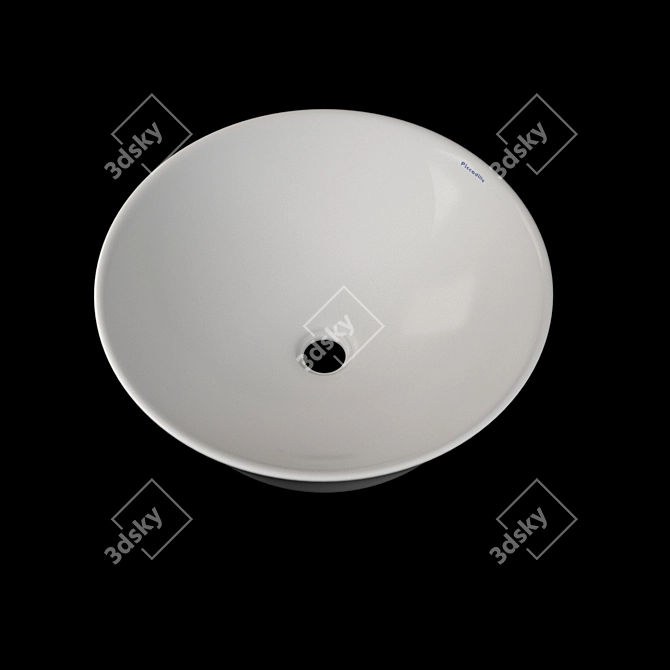 Elegant Piccadilly GA-4011 Washbasin 3D model image 1