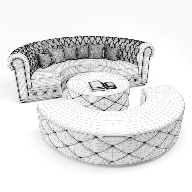 Product Title: Innovative Sofa Bed Combo 3D model image 3