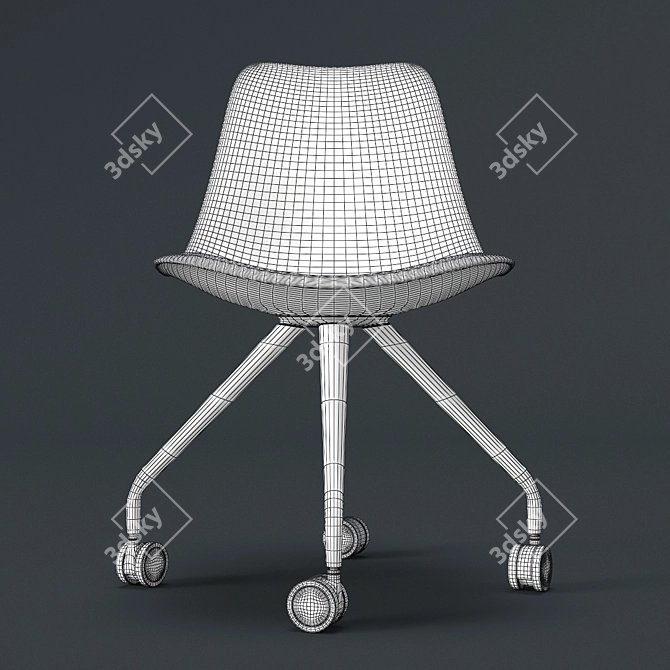 ErgoForm Office Chair 3D model image 2