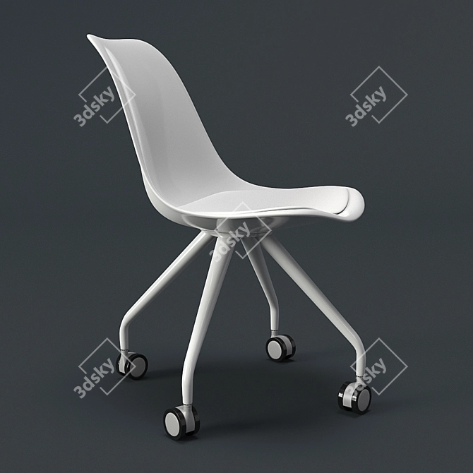 ErgoForm Office Chair 3D model image 3