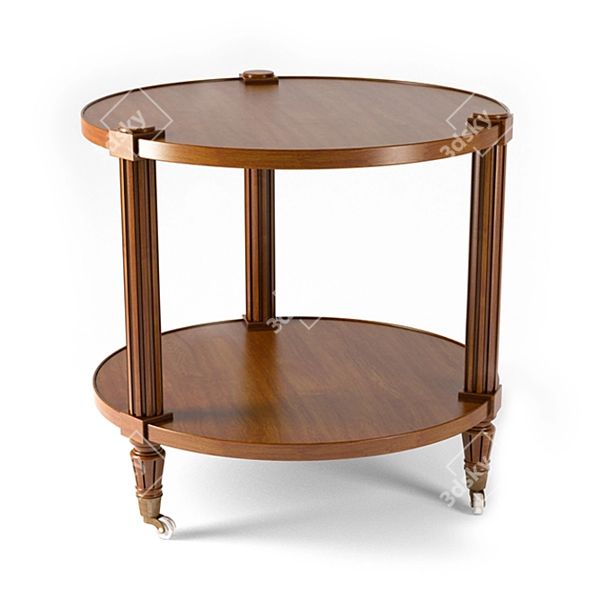 Elegant Direttorio Small Table 3D model image 1