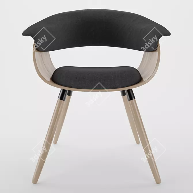 Elegant Grafton Dining Chair 3D model image 2