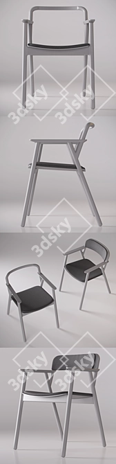 SVOYA Studio's Swoon Chair 3D model image 2