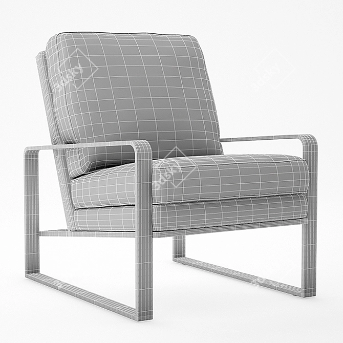 Elegant Bernhardt Tobin Chair 3D model image 3