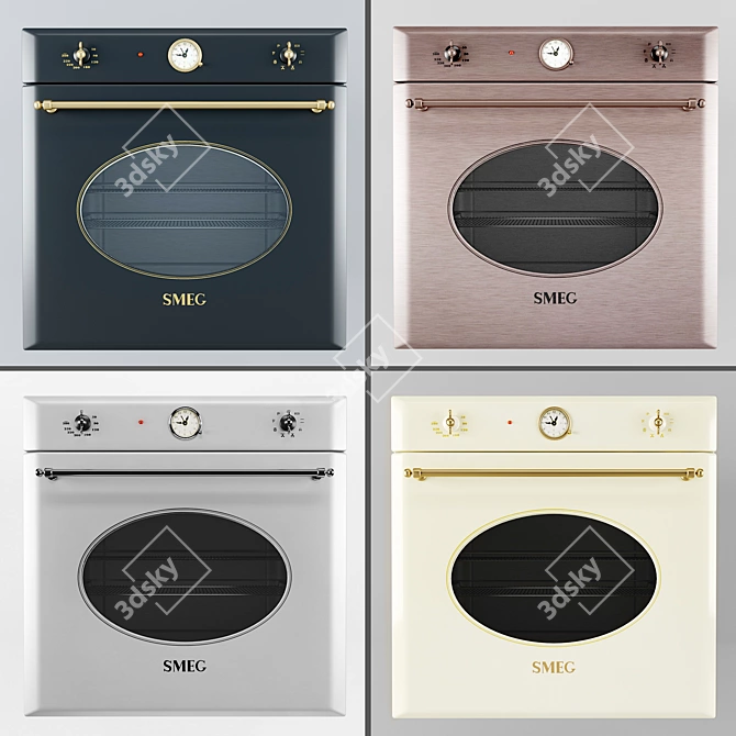 Smeg Coloniale Multifunction Oven 3D model image 1