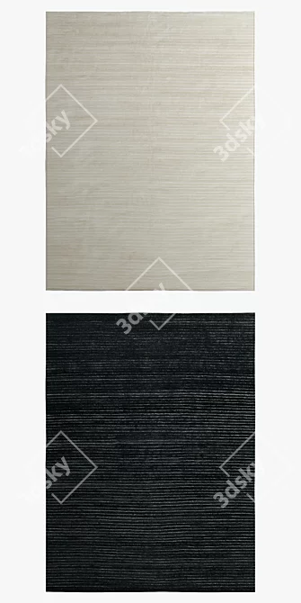 Restoration Hardware Rugs 92: Elegant and Timeless Designs 3D model image 2