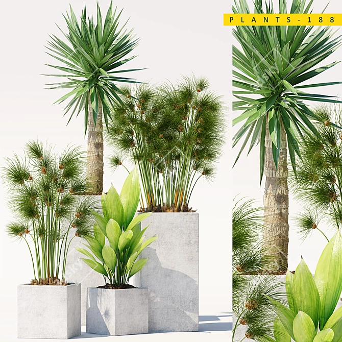 EcoGreen Plants 188: 3D Models & FBX 3D model image 1