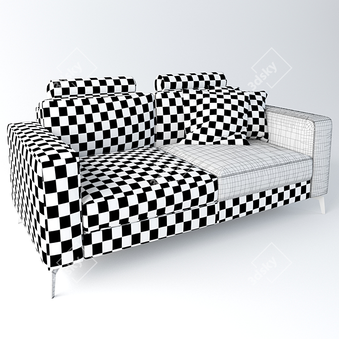 Modern Amadeo Sofa by Chateau d'Ax 3D model image 2