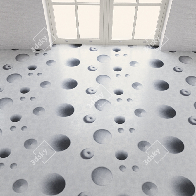 Seamless Linoleum: Forbo 057 3D model image 2