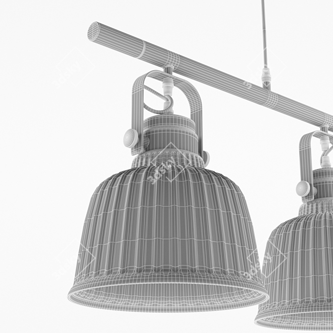 ST LUCE Loft Style Pendant Lights 3D model image 3