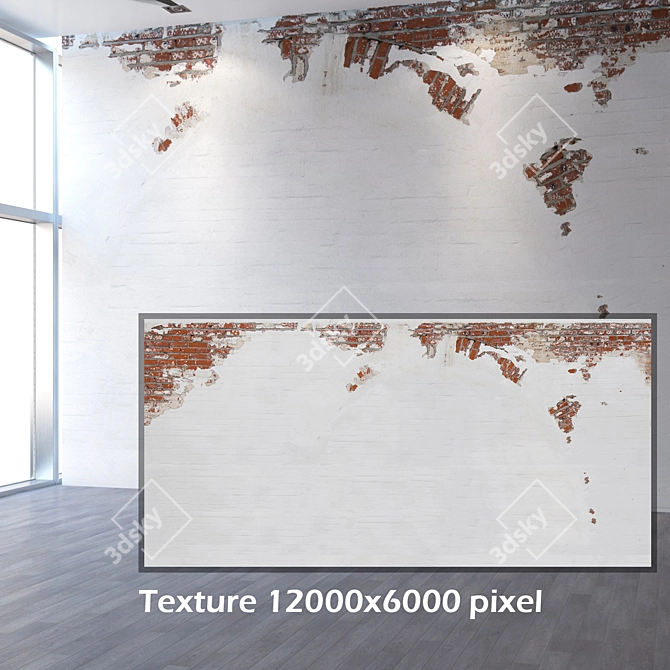 Seamless Bricklaying Texture in 4K Resolution 3D model image 2