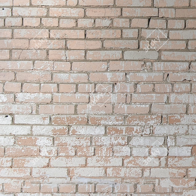 Seamless Bricklaying Texture 3D model image 3