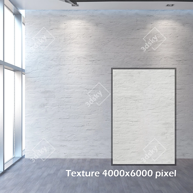 Seamless 4K Brickwork Texture 3D model image 2