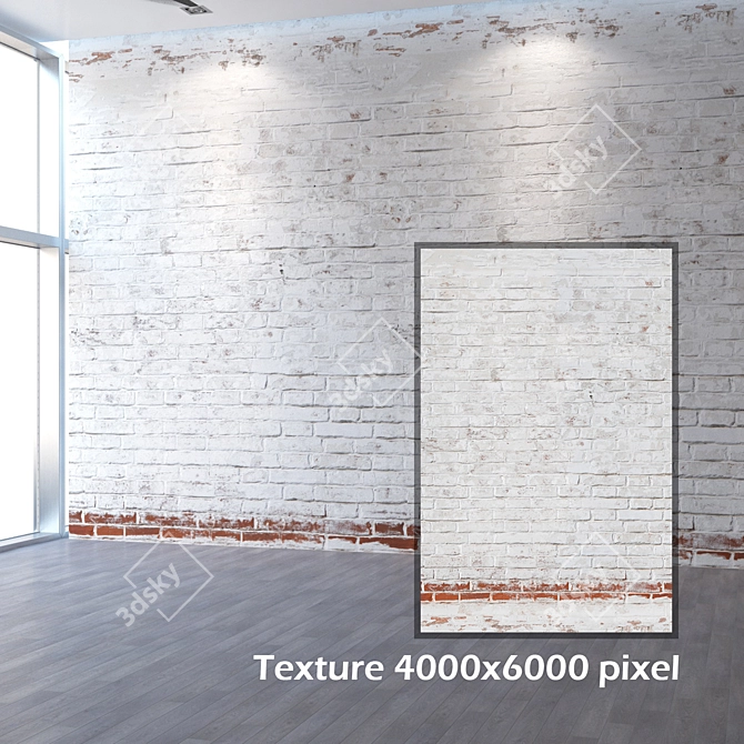 Title: Seamless Brickwork Texture - 4K 3D model image 2