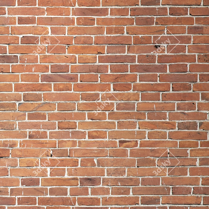 Seamless 4K Brick Texture 3D model image 3