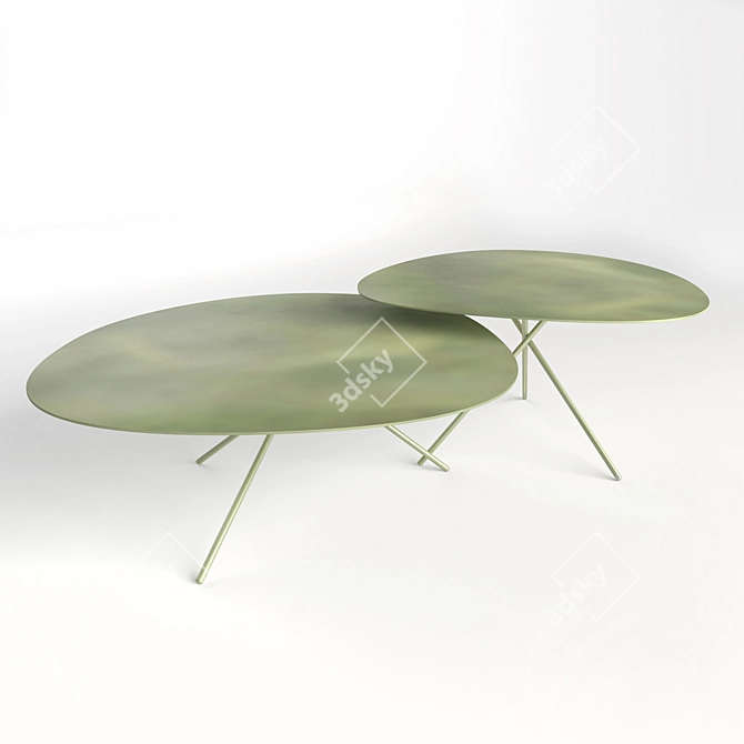 Paola Lenti Lever Coffee Table 3D model image 1