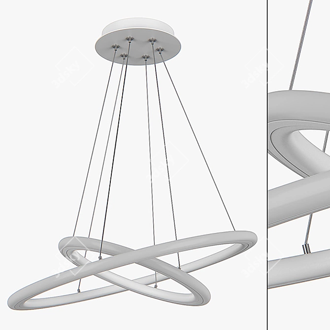 Saturno Lightstar Pendant Light 3D model image 1