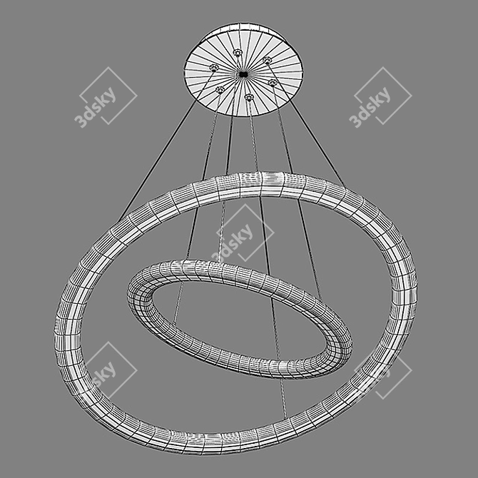 Saturno Lightstar Pendant Light 3D model image 3