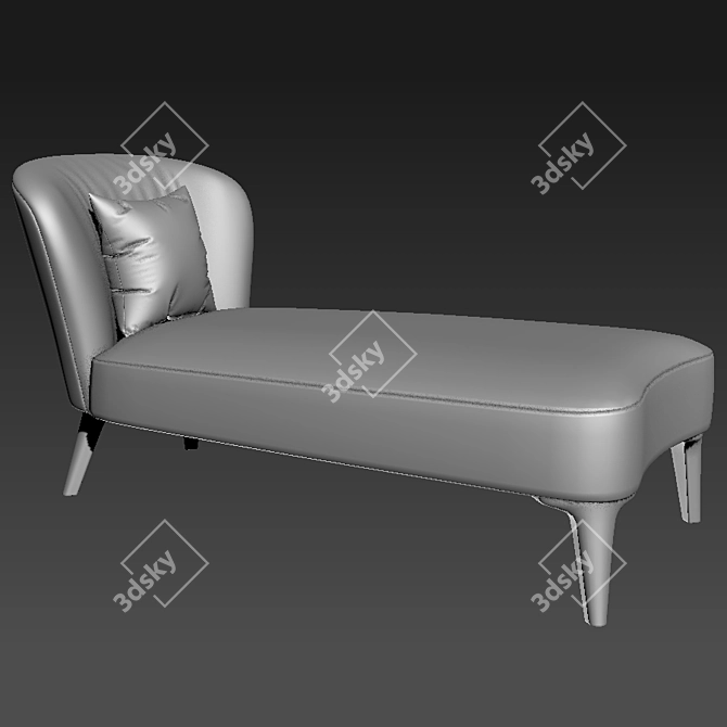 Elegant Minotti Aston Daybed: Perfect Comfort 3D model image 3