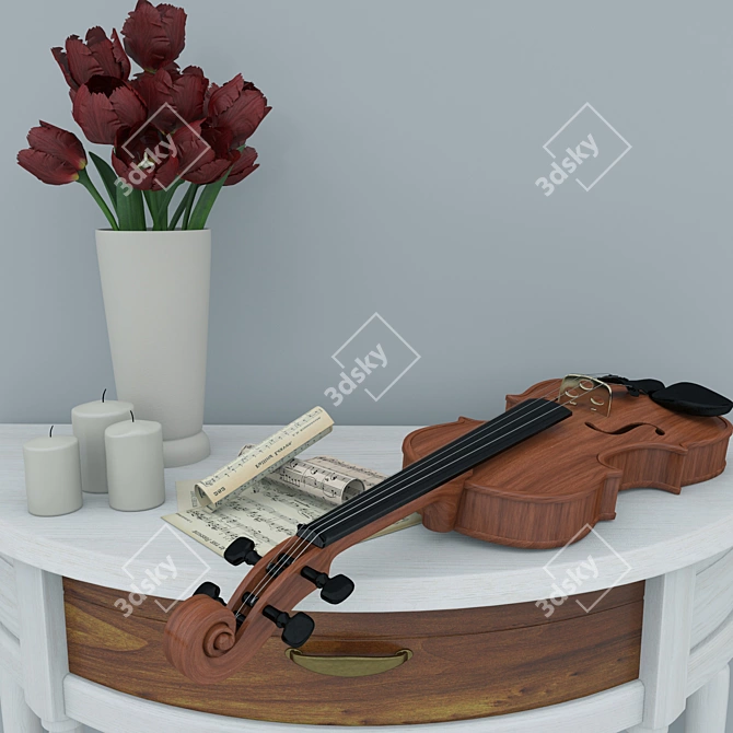 Contemporary Decorative Set 3D model image 2