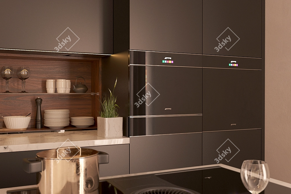 SMEG Dolce Stil Novo Home Appliances 3D model image 3