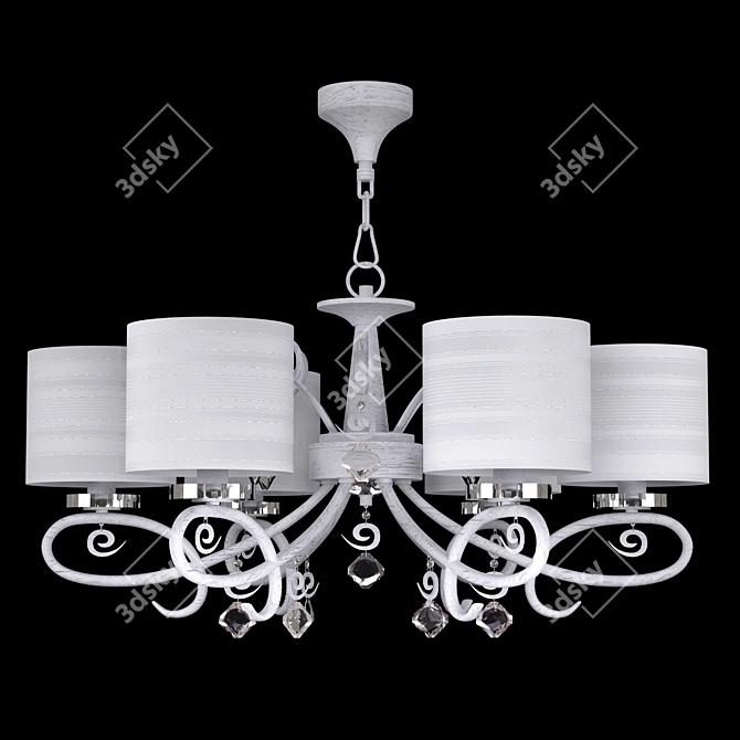 Stunning Stellare C Pendant Light 3D model image 1