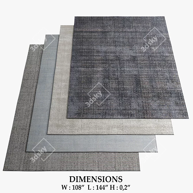 Restoration Hardware Rugs Collection 3D model image 1