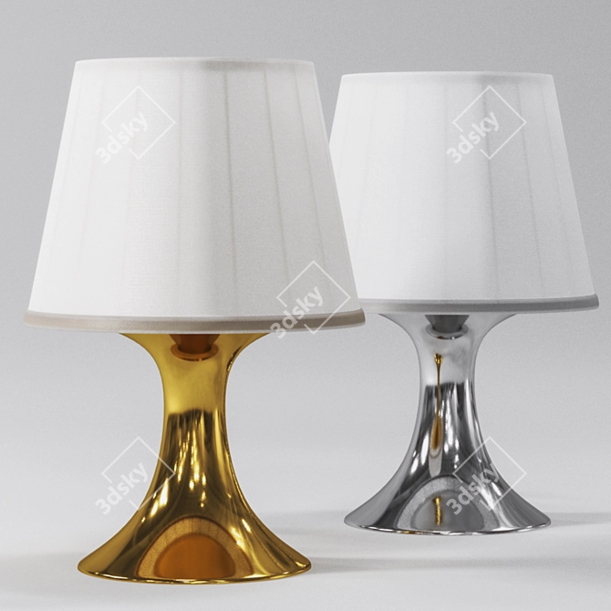 Elegant Illumination: Ikea Table Lamp 3D model image 1