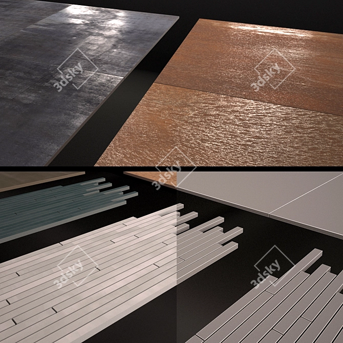 Italon Surface Collection: Elegant & Versatile Ceramic Tiles 3D model image 3