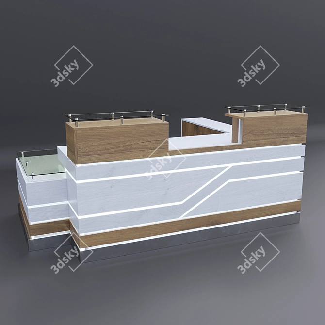 3DMax Reception: AutoCAD Design 3D model image 1