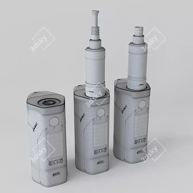 Powerhouse Combo: WISMEC RX2/3 & Kayfun V5 3D model image 2