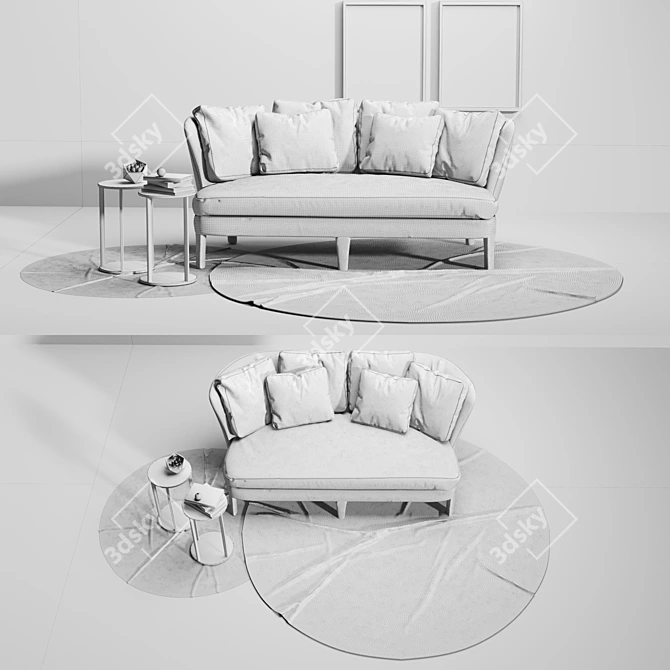 Febo Sofa: Elegant Comfort for your Home 3D model image 3